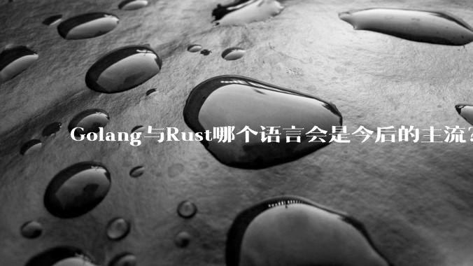 Golang与Rust哪个语言会是今后的主流？